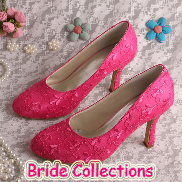 hot pink prom shoes