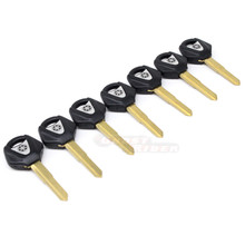 7pcs Lot Motorcycle Blank Key Uncut Blade For Yamaha