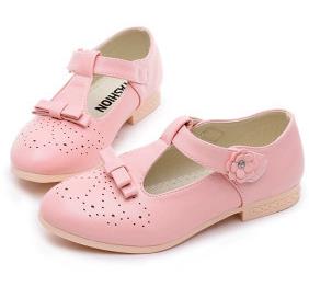 Children's princess leather shoes spring kids dress party fashion single flat shoes for girls ninas elsa infantis 397a