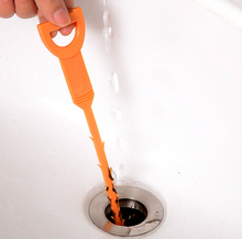 3pcs/lot Pipeline dredge device sewer dredge device drainage pipe kitchen sink wash basin clean hook bathroom accessories
