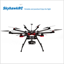 SkyhawkRC 9CH professional drone 2.4Ghz Carbon fiber octocopter multirotor Drone with Camera and GPS Ready to fly RC Dron heli