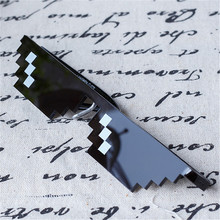 Deal With It Sunlasses 8 Bits Pixel Glasses Men’s Women’s Sun Glasses Female Male Mirrored Retro