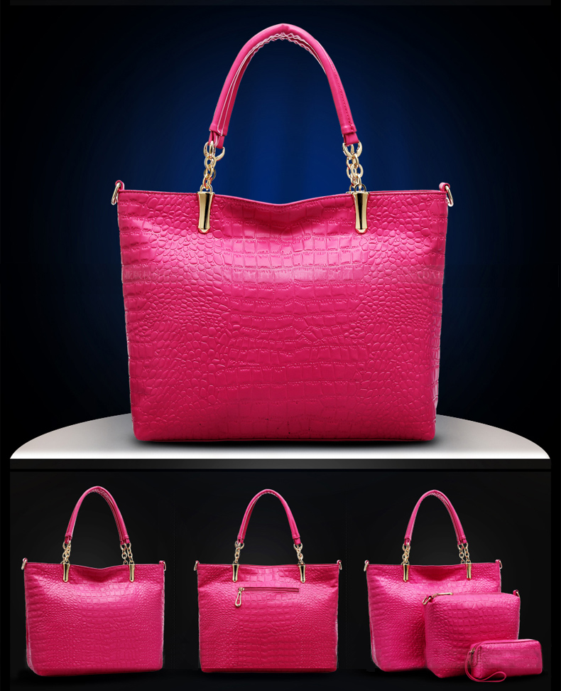 2015 Fashion Brand GENUINE LEATHER Handbag Women Vintage Tote Cow