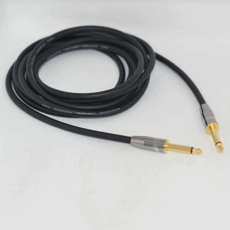 10ft 3m Black Guitar Patch Cables effects cable guitar ...