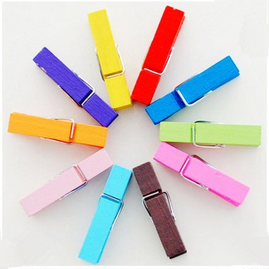Rainbow Multi-Color Fridge Magnets Souvenirs Memo Clip Refrigerator Magnets Magnet Toy Home Decor Magnet Photo Clamp Wood BXT155
