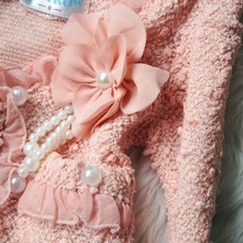 2015 New Autumn Winter Lolita Girl Dress Floral Children s Dress Kids Dresses For Girls 2Pc