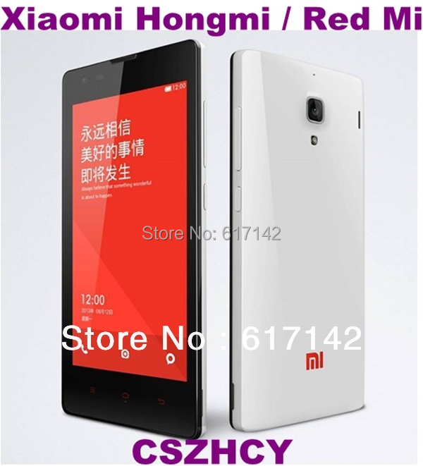 Original Xiaomi Hongmi Red Mi 4 7inch 2000mAh MTK Smartphone Mobile 3G Phone 13MP Camera Free