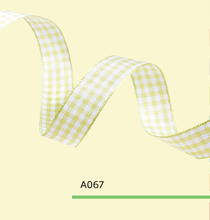 3/16″ Inch 0.5cm tartan plaid ribbon