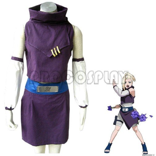Free Shipping /Top / Naruto Cosplay / Naruto Yamanaka Ino Cosplay Cheap Professional Cosplay Costume Sale