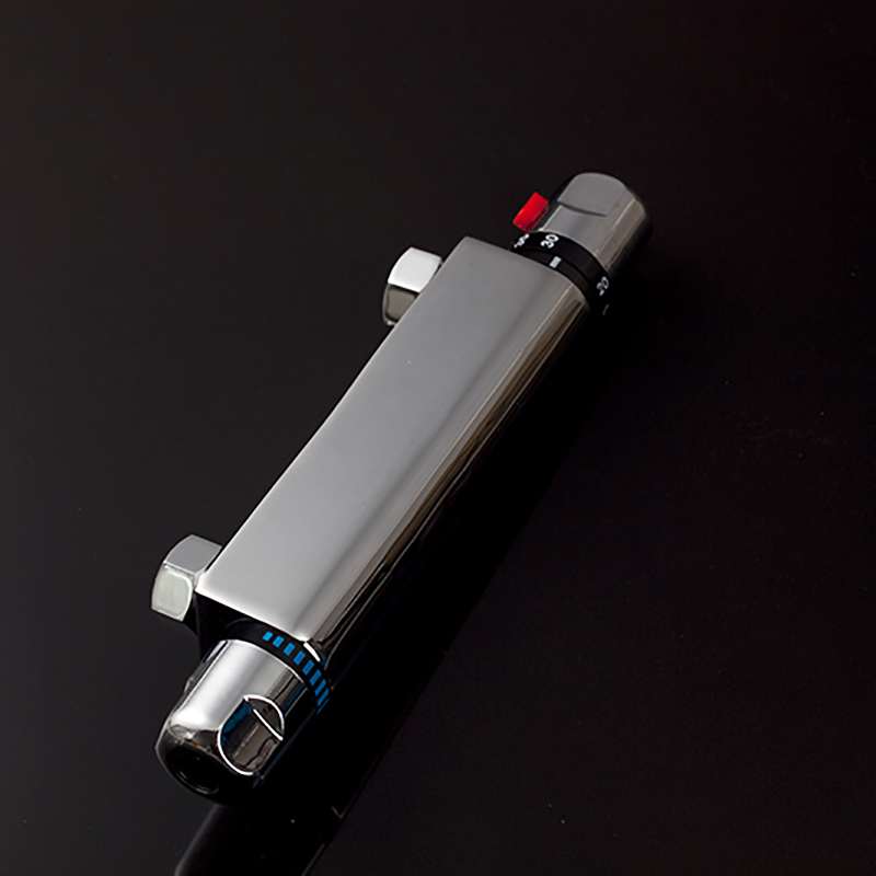 Description Picture 6 of itemModern Luxury Bathroom Faucet Chrome Polished Shower Set Hot&Cold Mixers Taps Wall Mounted Rainfall Shower Faucets