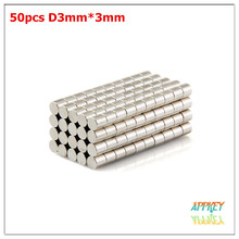 Freeshipping Lots 30pcs 3mm X 3mm Round Rare Earth Neodymium Super Powerful Industrial Cylinder N35 Magnet Wholesale In Bulk