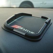 High Quality Car Mobile Phone S line Anti-Slip Mat For AUDI Q5 Q7 A1 A3 A4 A5 A6 All Series Car Interior Accessories Car Styling