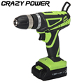 CRAZY POWER 12V Multi function Electric Screwdriver Household Cordless Charging Electric Drill Rechargeable Lithium Battery