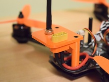 DIY FPV mini quadcopter refit part 3D Print video transmission + TX60 plug mounts for ZMR250 FPV mini drone