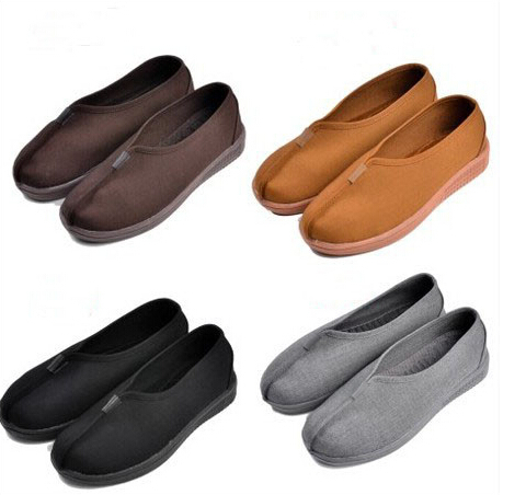High Quality Monk Shoes Shaolin Buddhist Monk Cotton Kung Fu Shoes martial arts Tai Chi footwear