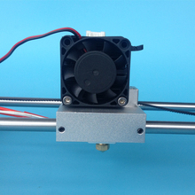 3D printer MK10 single nozzle extruder kit Makerbot 2 metal extruder Aluminum alloy X-axis sliding block,1.75MM filament