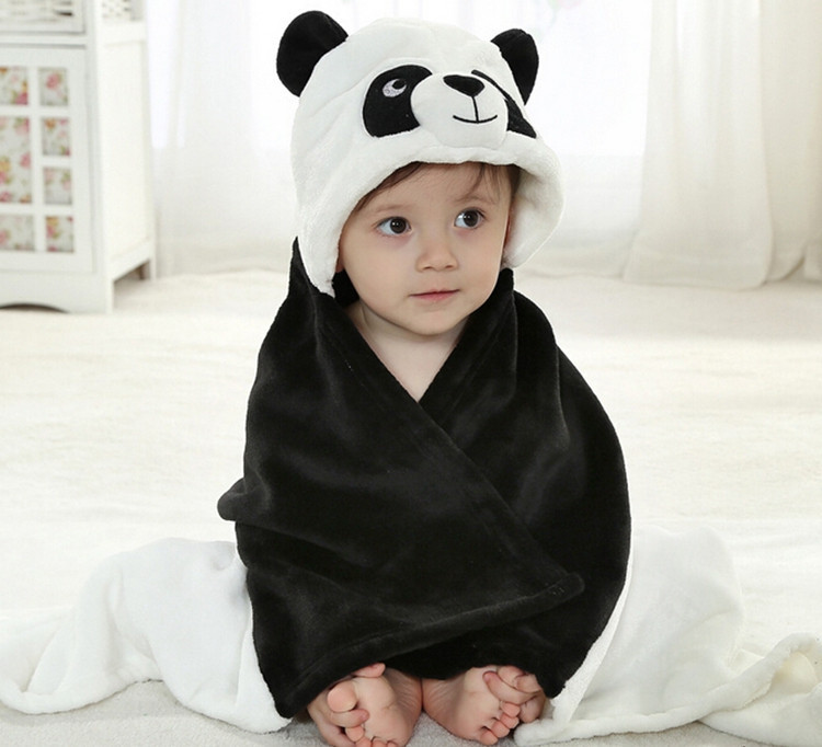 Cute Hello Kitty Baby Blanket Newborn Baby Wrap Swaddling Animals Duck Panda Rabbit Photography Blanket Winter Warm Quilt (9)