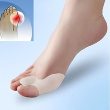 1pairs 2pcs Hot Latest styles Silicone toe separator Toe protection Correction thumb Valgus adjustment