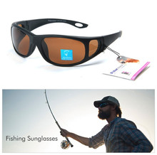 2015 New Brand Designer Sun glasses Snowing Cycling Fishing Polarized Sunglasses Men Brown Anti UV Glasses