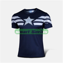 Marvel Super Heroes Avenger Captain America Batman sport T shirt Men Compression Armour Base Layer Thermal