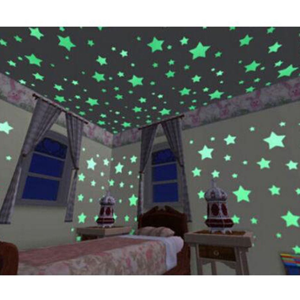 Online kopen wholesale 100pcs home wall ceiling glow in the dark ...