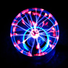 Wholesale High-quality Glass Plasma Ball Sphere USB+vehicle-mounted+audio Control+Gift box Lighting Light Lamp Party