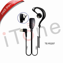 Portable Radio Headset for Moto MV11 CP88 XTN446 Press to Talk Earphone with microphone Ear Hook Headset Portable Radio Headset