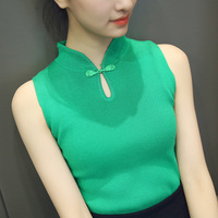 Basic-shirt-solid-color-slim-all-match-sweater-cheongsam-collar-stand-collar-sweater-female-.jpg_200x200