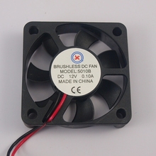 Free shipping 3D printer accessories Ultimaker DIY print head cooling fan 5010 12V DC 0.1A
