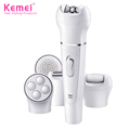 Kemei2199 5 in 1 Women Shaver Wool Device Knife Electric Shaver Women Epilator Shaving Lady s