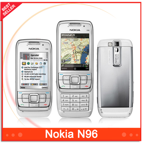 E66 Original Unlocked Phone Nokia E66 GSM WCDMA WIFI Bluetooth 3 15MP Camera Cell Phones