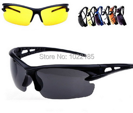 1Pcs New Fasion 6 Colors Security Explosion proof Sunglasses Goggles UV 400 Sunglasses for Sport 