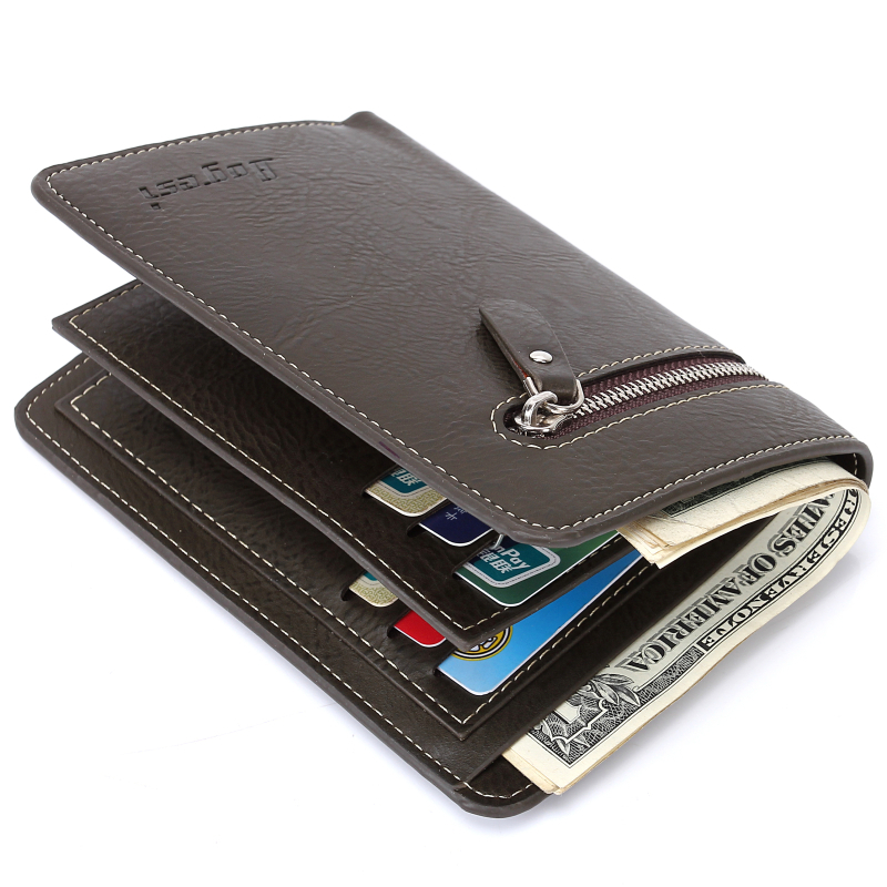 Genuine Leather Wallet Purses Men\'s Wallets Carteira Masculina Billeteras Porte Monnaie Monedero Famous Brand Male Man Wallets