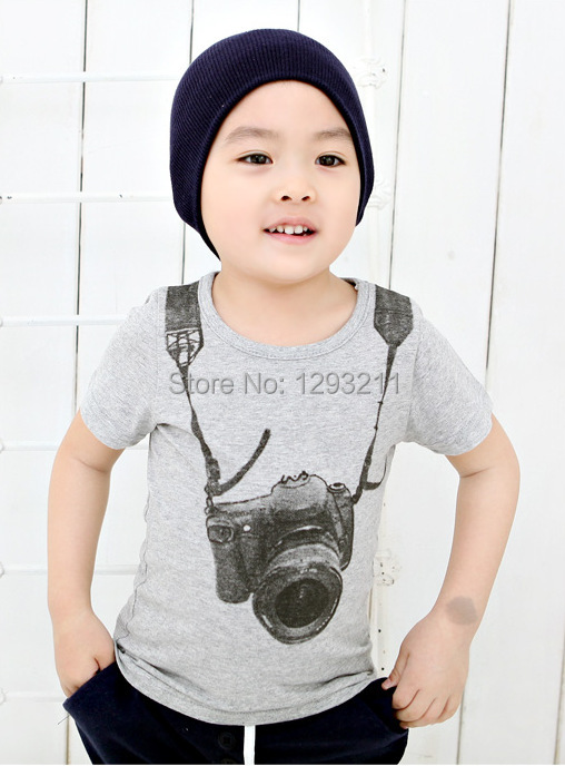 Hot Selling Boys Kids Cartoon Round Neck Short Sleeve T shirt Children s Clothes Quality Wholesale