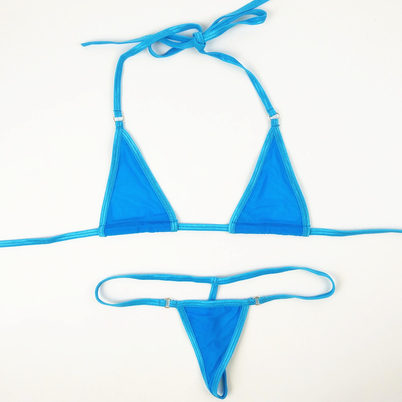 Vrouwen Sexy Mini Micro Bikini Badmode Set Bandage Transparante Mesh My Xxx Hot Girl