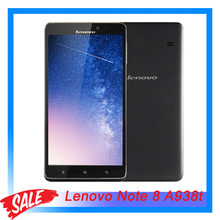Original Lenovo Note 8 A938t 6.0” Android 4.4 Smartphone MT6752 Octa Core 1.7GHz ROM 8GB+RAM 2GB Support WiFi OTG GPS A-GPS GSM