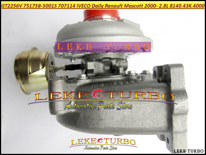 GT2256V 751758-5001S 707114-0001 TURBO For IVECO Daily Renault Mascott 2.8L 8140.43K.4000 146HP Turbocharger (2)