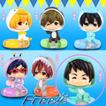 Cute PVC Japanese Anime Free Iwatobi Swim Club Rin Macoto Haruka Nanase Rei Action Figures Model