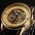 2016 Forsining Series Blue Special Hands Golden Die Casting Case Watch Men Top Brand Luxury Automatic