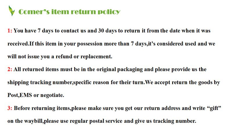return refund policy