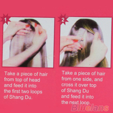 Fashion Hair Braiding Braider Tool Roller With Magic hair Twist Styling Bun Maker 1DQ3