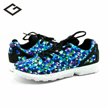 2016 Fashion Men Casual Shoes 3D Printed Gingham Women Casual Walking Shoes Unisex Lovers Footwear Zapatillas Womens Mens Shoes