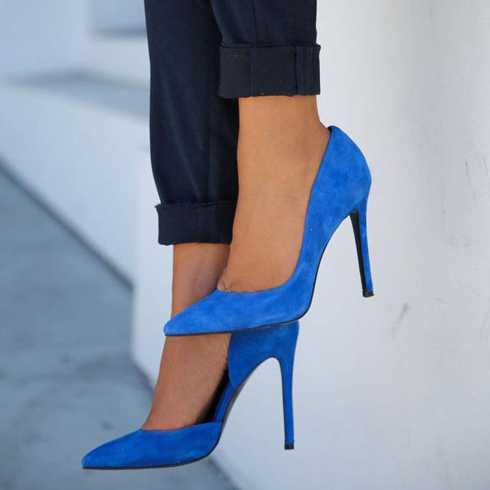 cheap blue heels