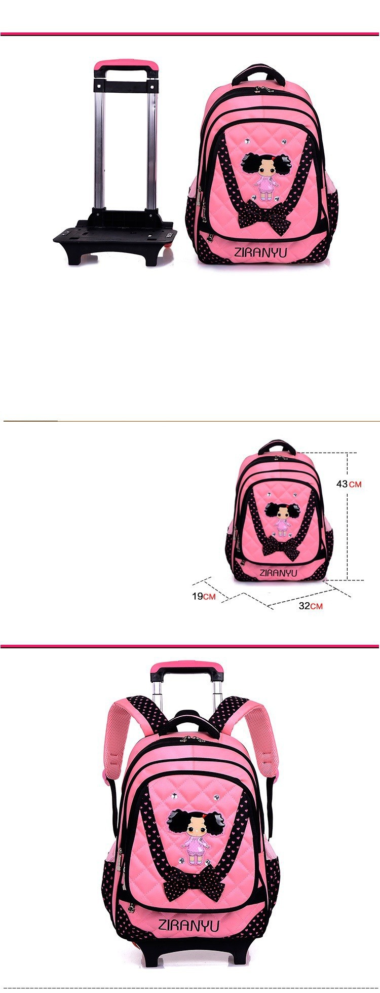 kids-wheeled-school-backpack-children-school-trolley-backpack-carton-pattern-rolling-luggage-kids-detachable-and-orthopedic-3