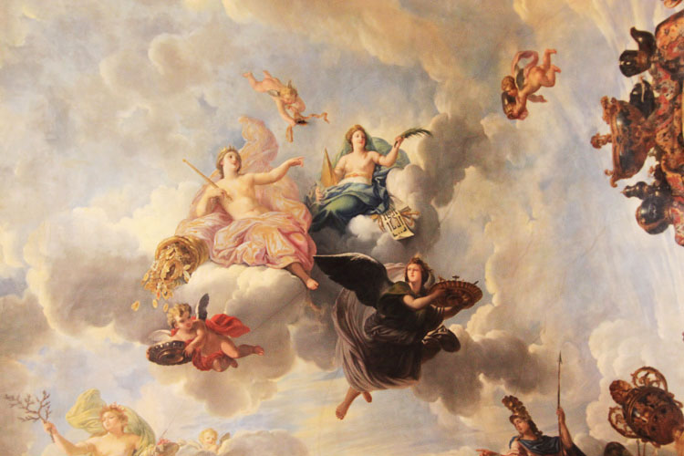Fashion-Greek-Mythology-Angel-Mary-Oil-Painting-Ceiling-Mural-Wallpaper