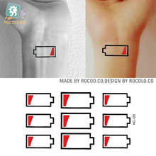 Waterproof tattoo custom men’s and women’s small fresh tattoo mobile phone battery picture personality pattern HC1123