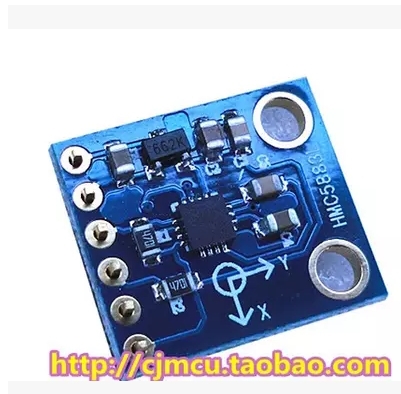 CJMCU-49 HMC5883L электронный компас цифровой компас модуль трехосевой магн CJMCU-49 HMC5883L электронный компас цифровой компас модуль трехосевой магн