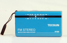 Brand new 3 colors TECSUN R 102 FM AM 2 Bands Stereo Pocket Radio TECSUN R102