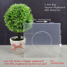 3mm Hama Beads Pegboard Small Size Hexagon /Square / Heart / Round Pegboards Perler Beads DIY Educational Child Ttoys