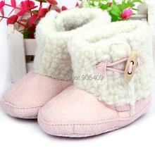 2014 Winter Fashion Boys Girl Cotton Shoes Infant Newborn Anti Slip Shoes Baby Shoes First Walker